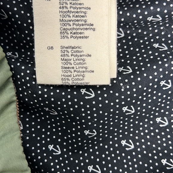 Naketano Brave New World Jacket Green Hooded Utility Parka Womens Size Large - Picture 13 of 14